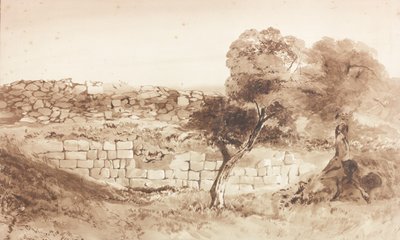Part of the Eastern Rampart of Birdoswald by Charles Richardson